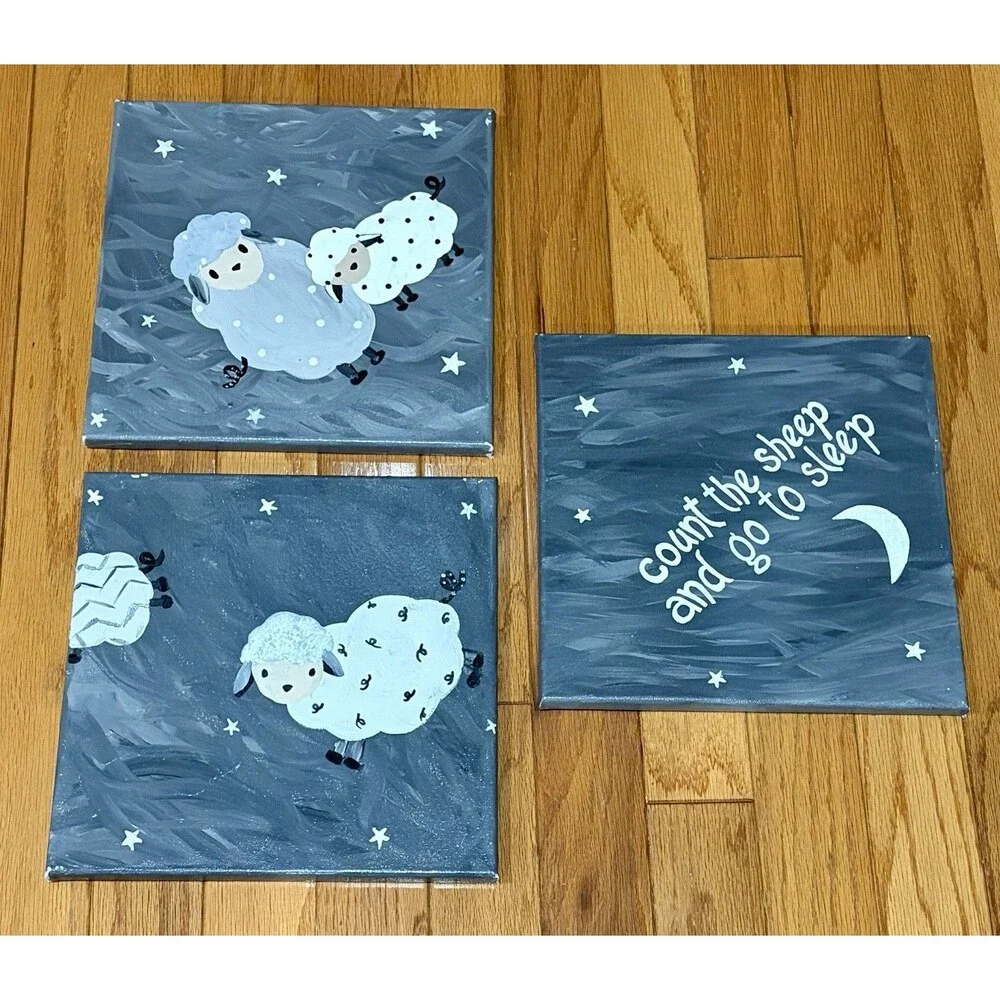 8 Pc. Signature Lambs & Ivy Goodnight Sheep Collection Grey Bedding Crib Set